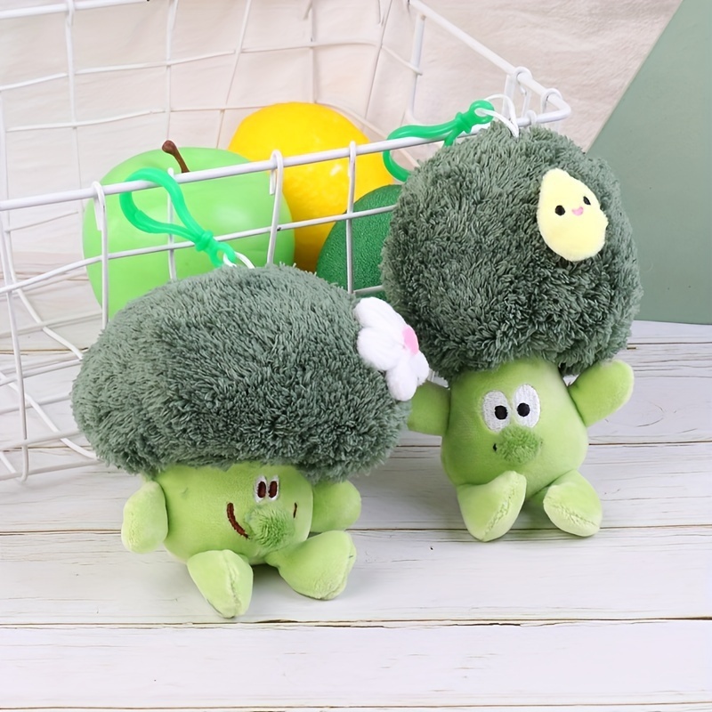 Temu Cartoon Cute Green Onion Keychain Plush Toy Green Onion Vegetable Doll Bag Pendant Gift Party Christmas Halloween Birthday Gift, Christmas Gifts