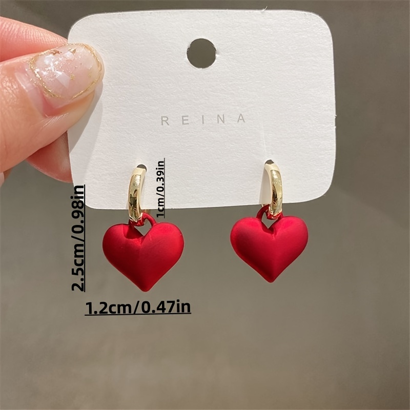 Reina Earrings - Red