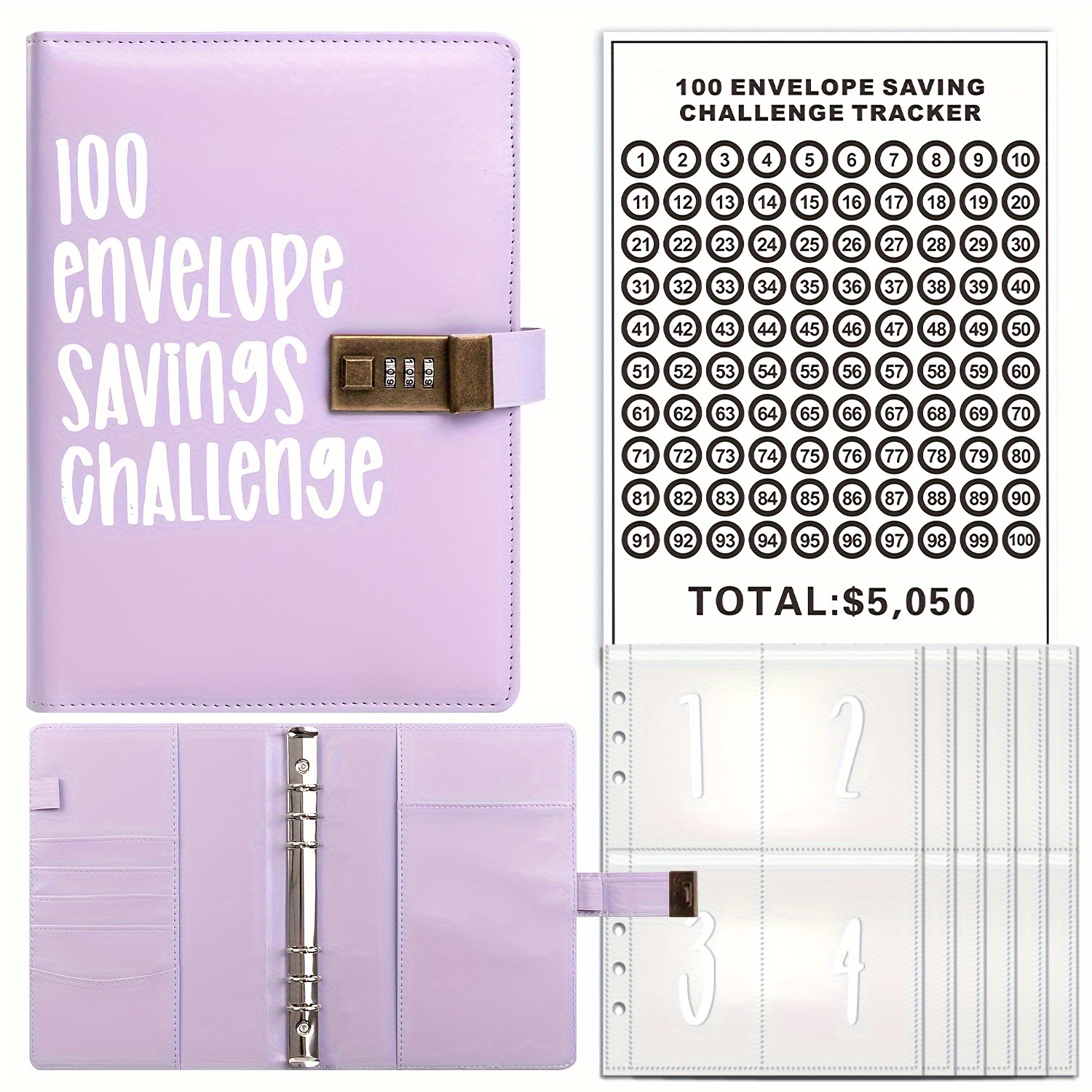 Money Saving Planner,Financial Challenge Tracker