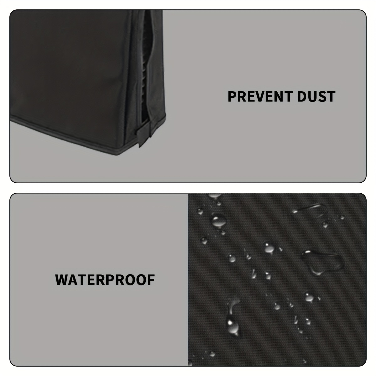 Playstation 3 Black | Dust cover - Vertical