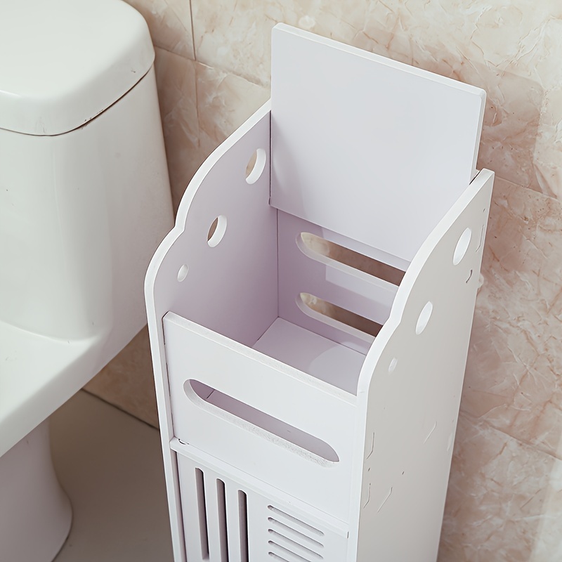 Simple Bathroom Corner Shelf Freestanding Bathroom Storage - Temu