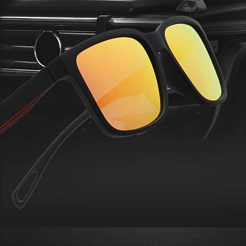 Casual Square Polarized Sunglasses Men Fashion Outdoor Sport Cycling  Sunglasses, Shop Temu Start Saving