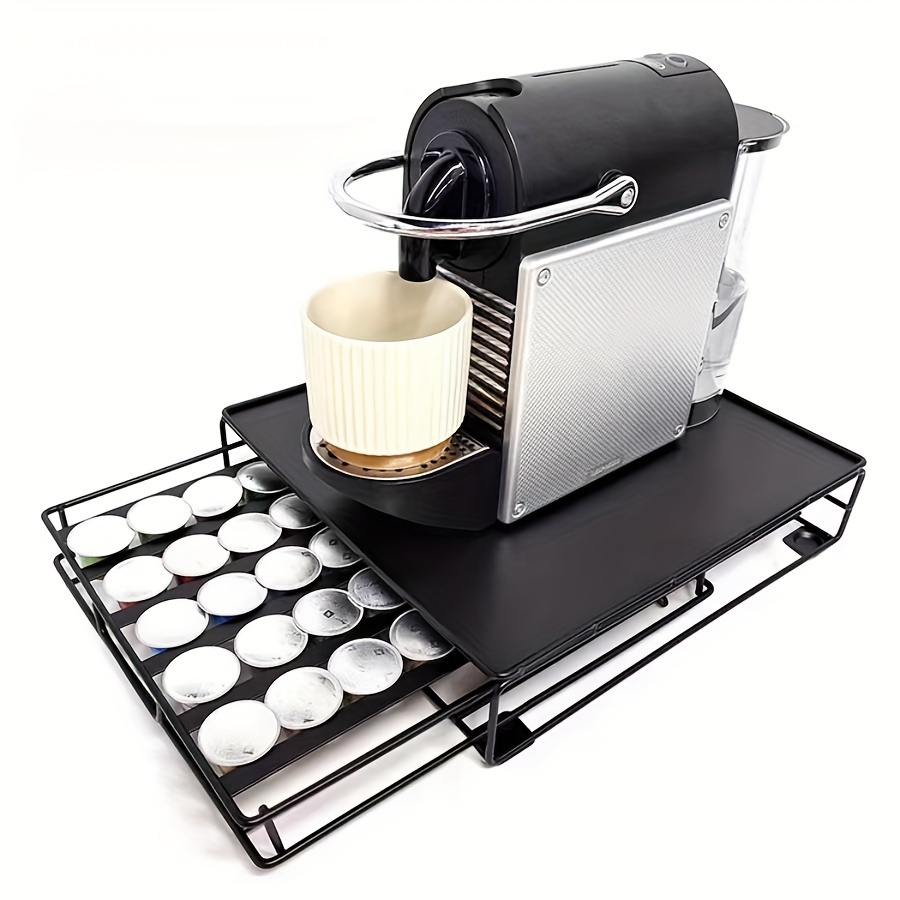 1pc, Drawer-type Coffee Capsule Holder, Coffee Holder, Nespresso Coffee  Capsule Holder, For Home / Bar, Coffee Accessories