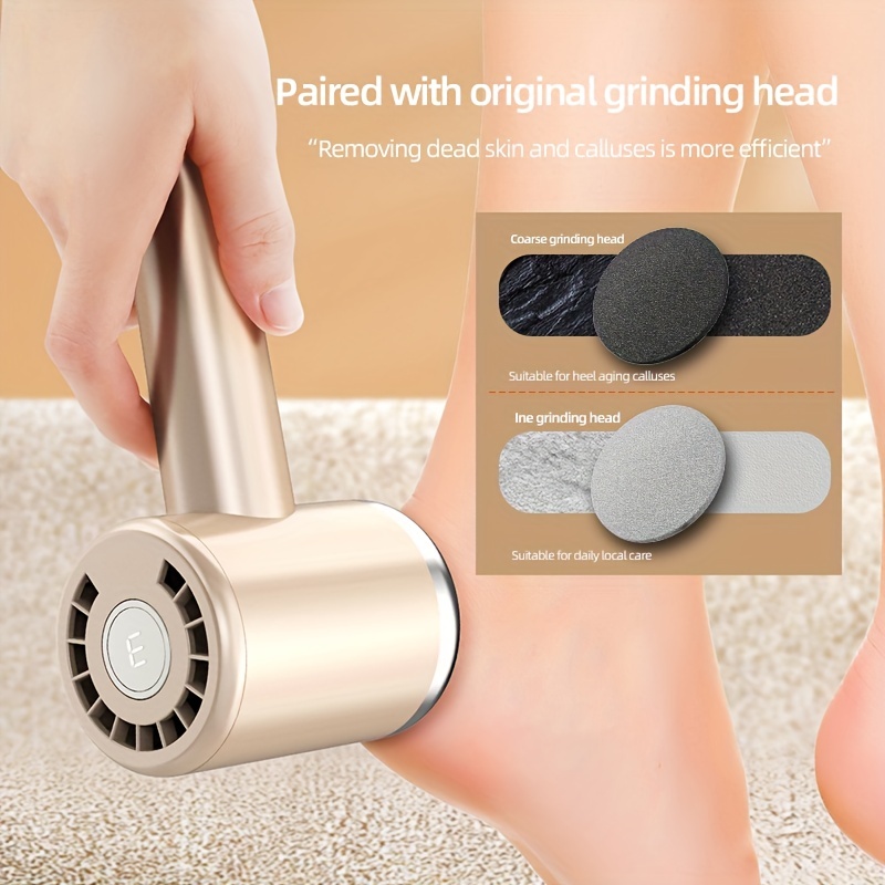 Electric Foot Grinder Callus Remover Dead Skin Remover With Automatic  Grinding & Foot Rubbing Stone & Pedicure Machine