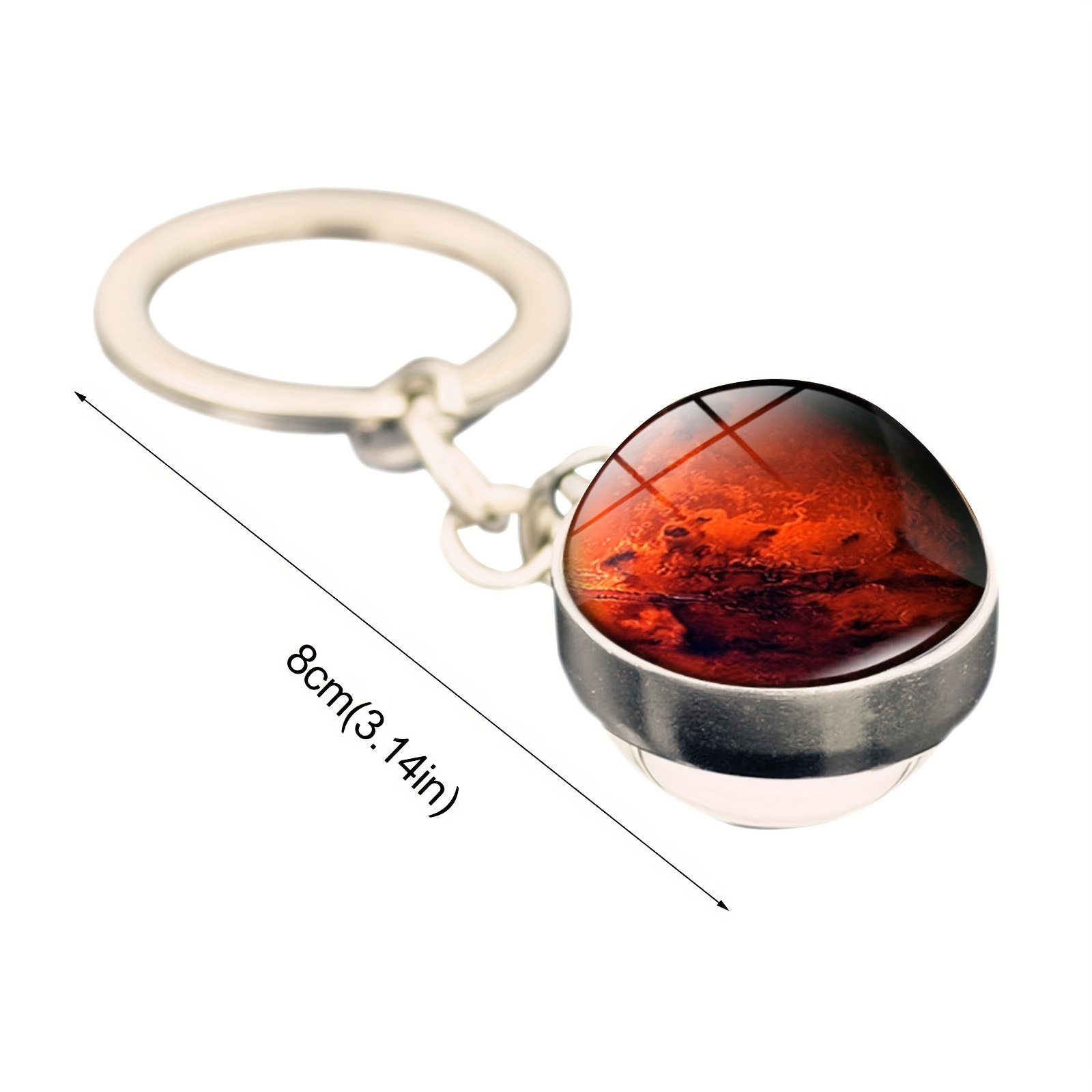 Astronaut Solar System Keychain Planet Key Ring Purse Bag Backpack Car  Charm Earbud Case Accessory Souvenir Gift - Temu