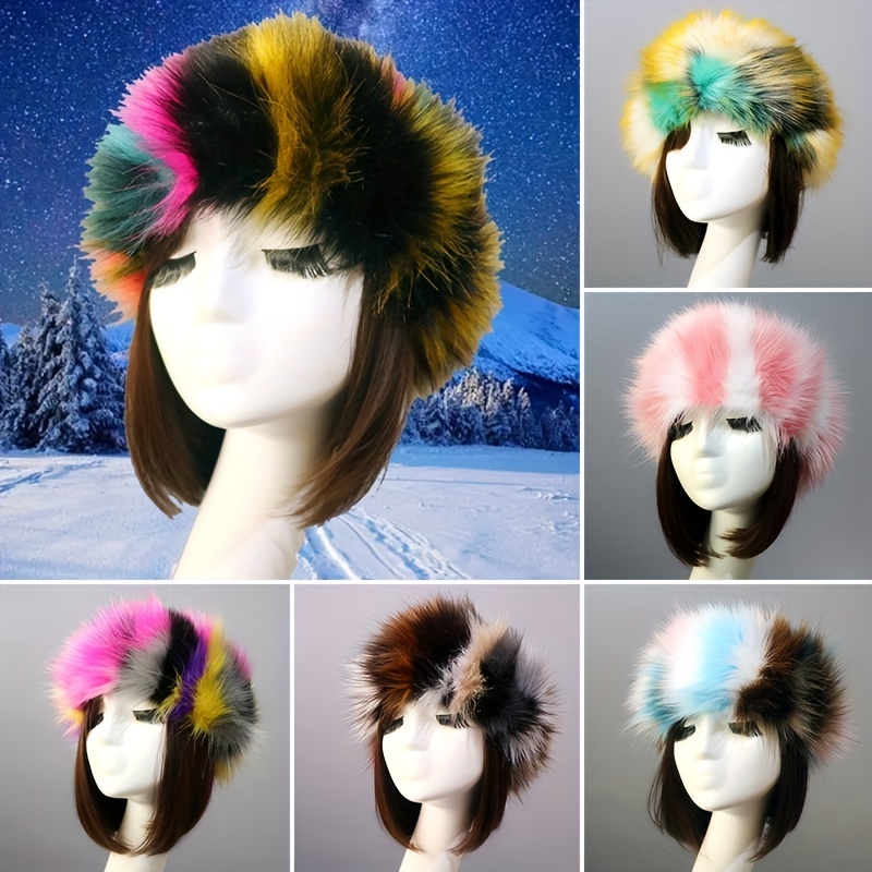 polar fleece headband padded hairband Fall Winter casual hair accessor –