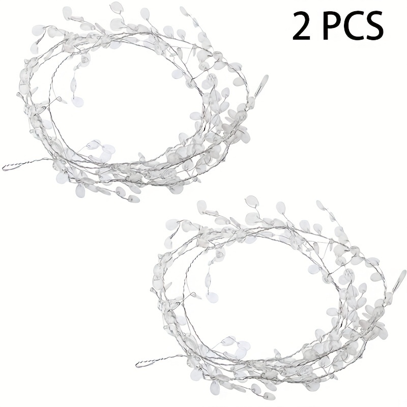 40 Clear Diamond Beaded Garlands Wire String Acrylic Crystal Garland  Wedding Party Decoration Wreath DIY Wedding Centerpiece Decor Crystal  Diamond