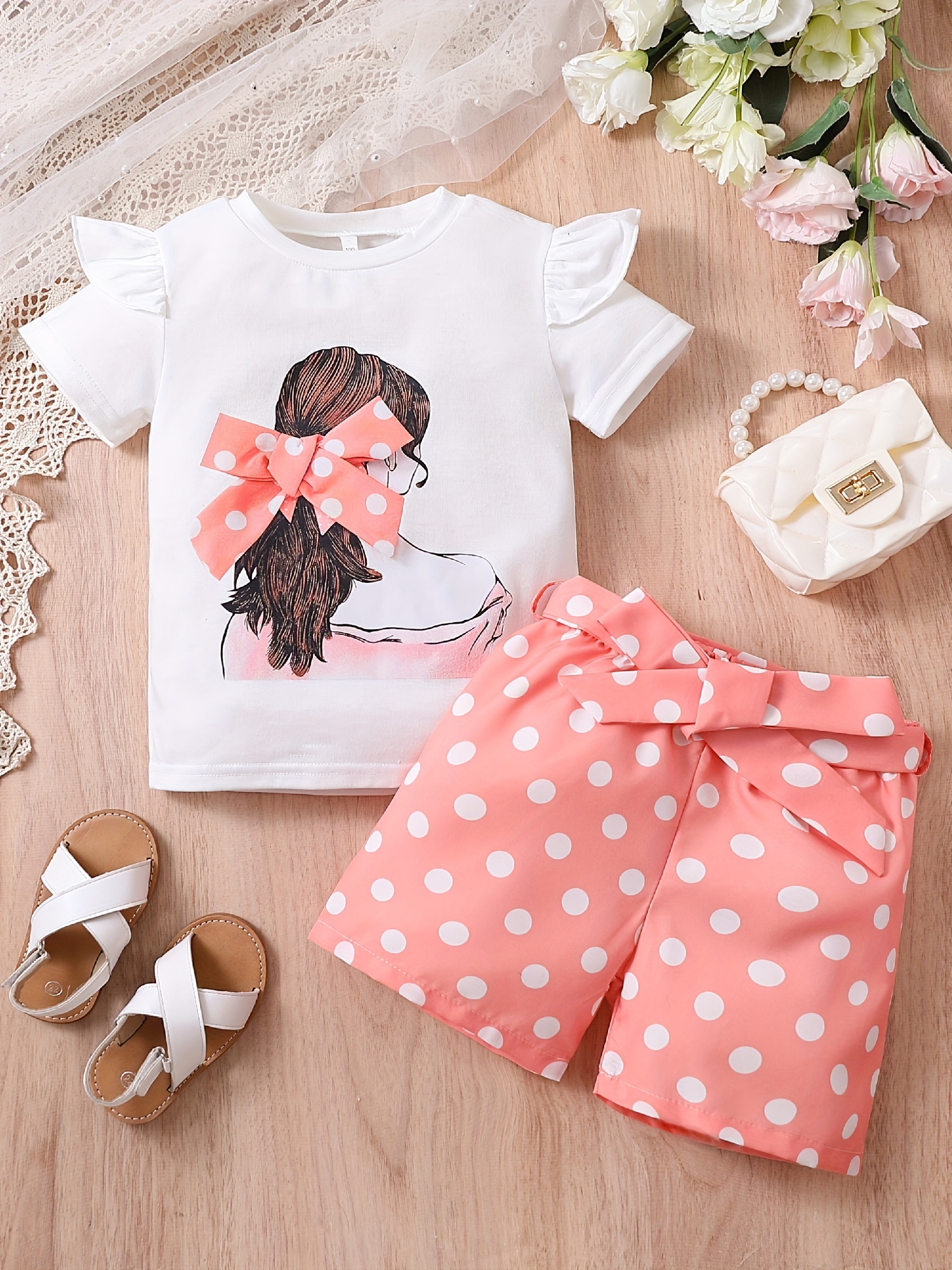 Girls Outfit Sets - Temu
