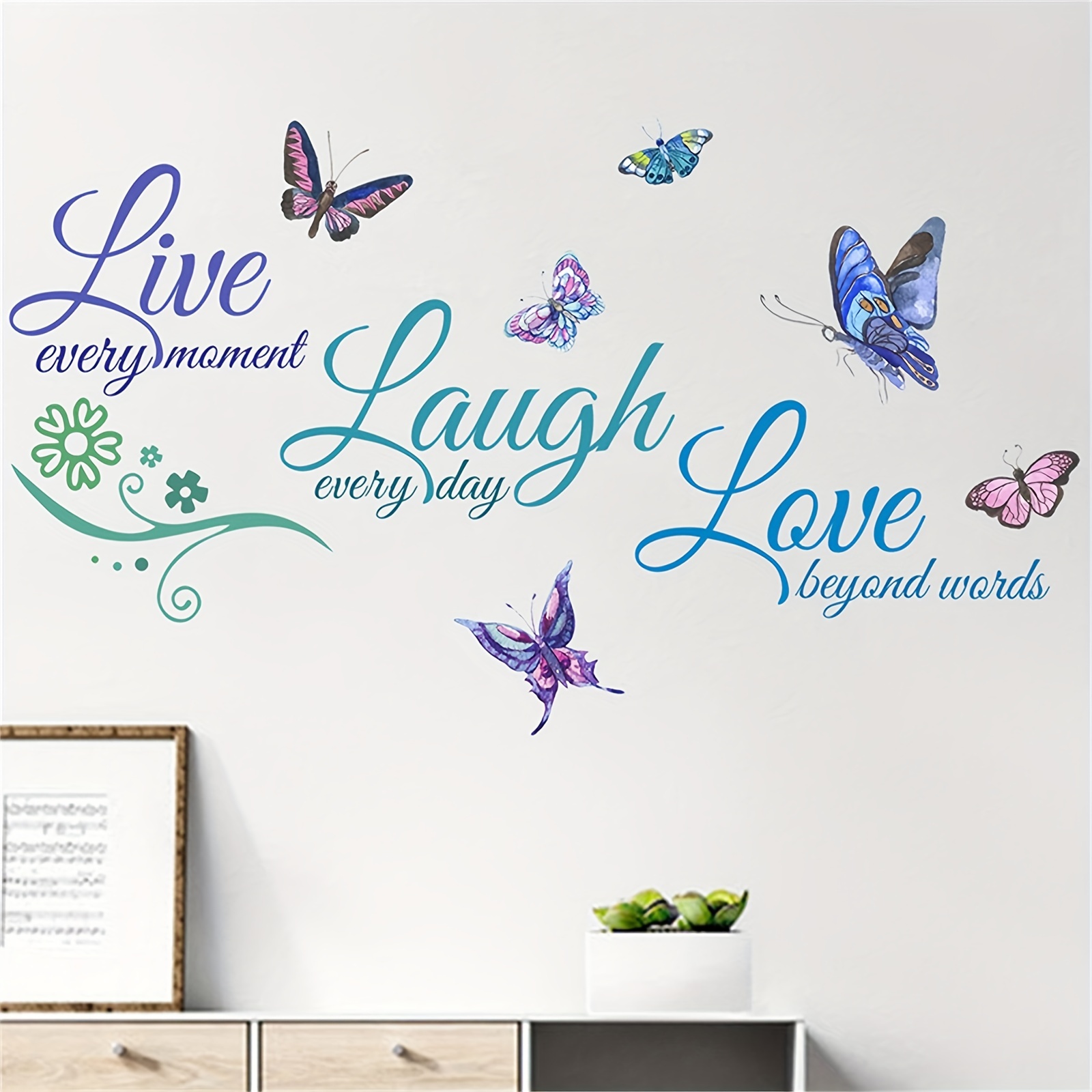 Double layer Three dimensional Butterfly Wall Sticker Wall - Temu