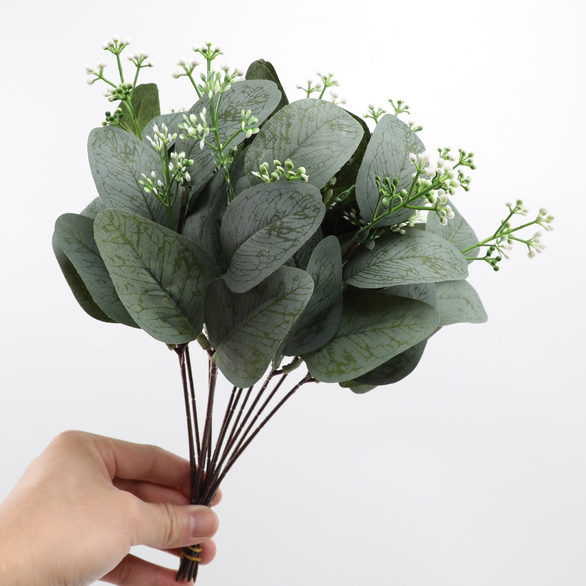 Artificial Eucalyptus Stems, Green Eucalyptus Stems Eucalyptus Leaves