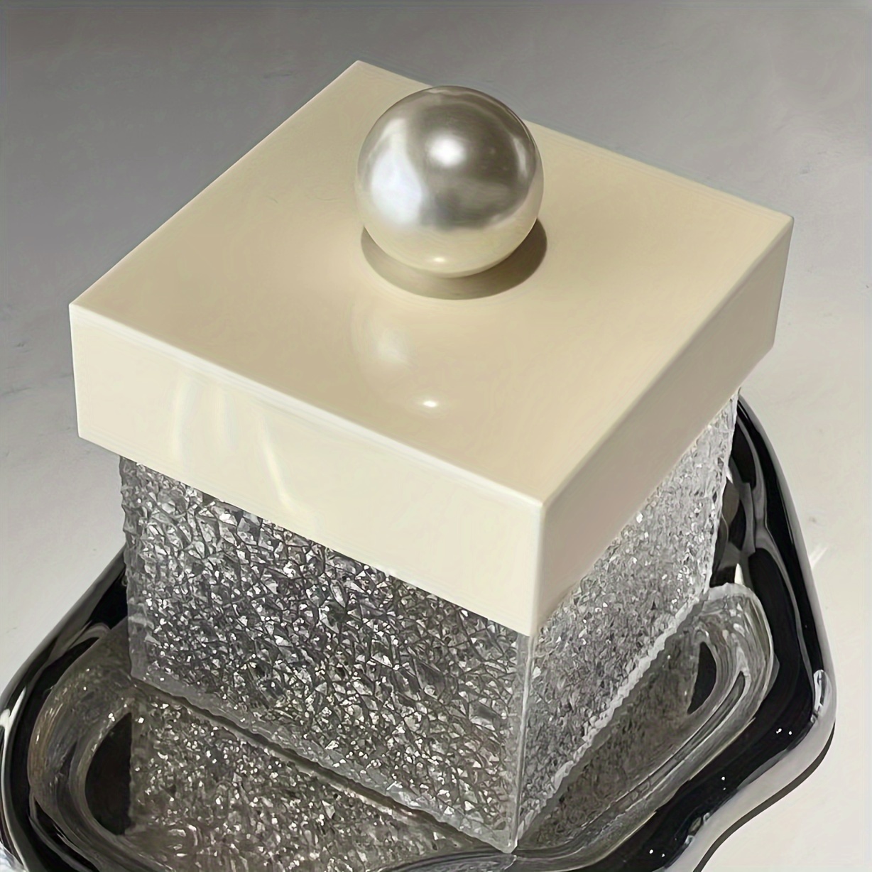 Matches Box - Lucite & Silver