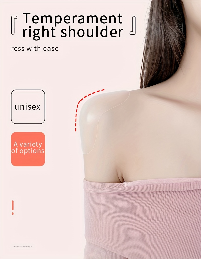 Silicone Shoulder Pads Women's Lingeire Anti slip Shoulder - Temu