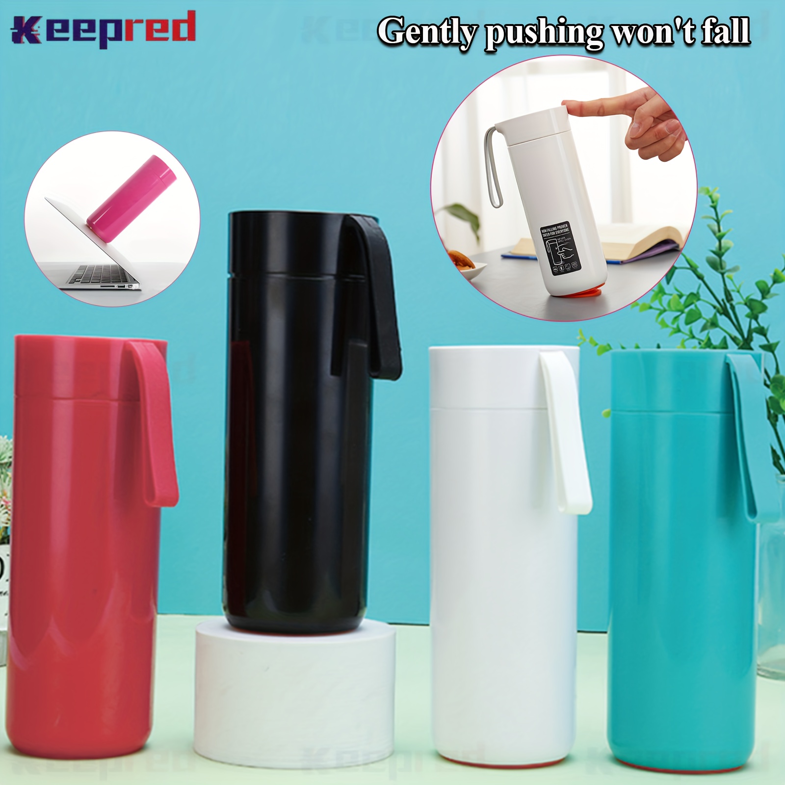 Keepred Gradient Water Bottle Portable Leakproof Bottle - Temu