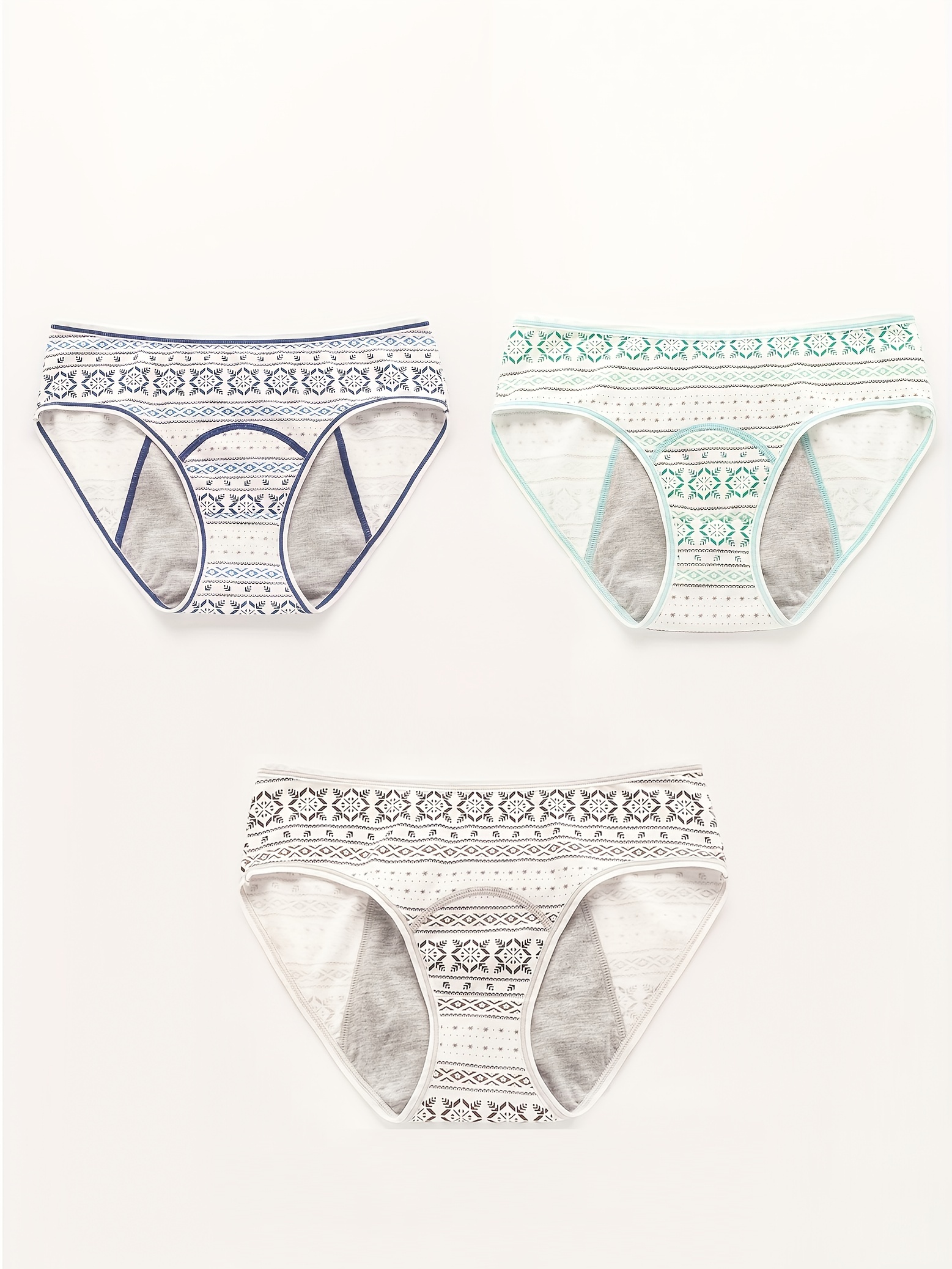 Girls Cute Printed Briefs Menstrual Period Panties Leak-Proof Knickers  Underwear