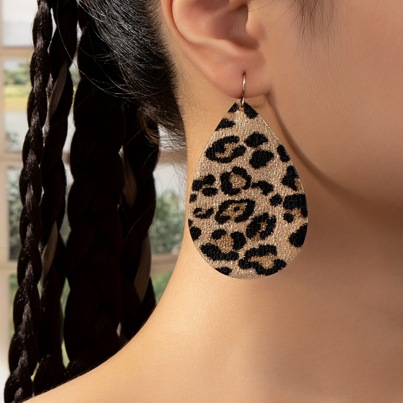 Leopard Earrings - Temu