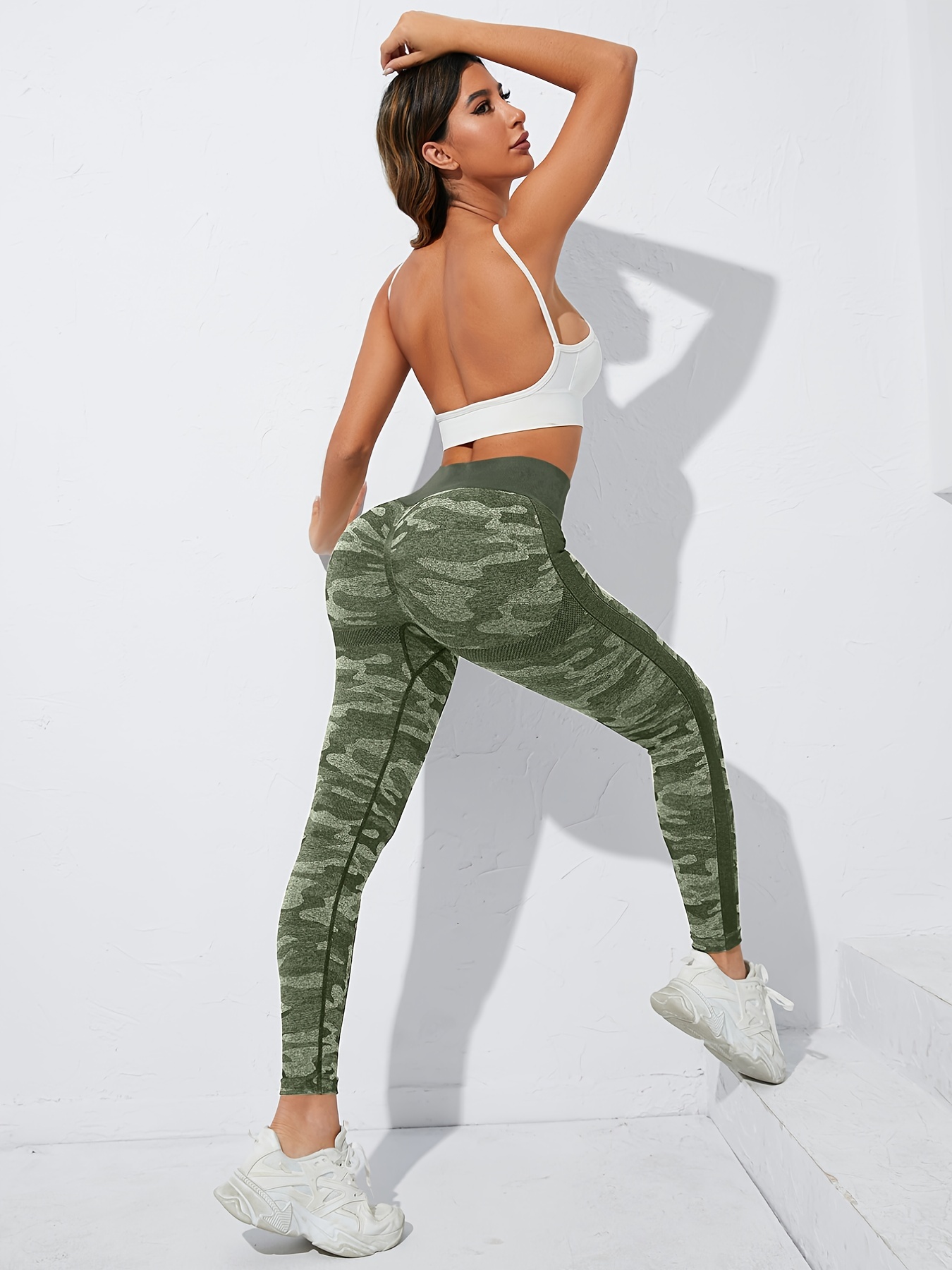 Be Fit Army Green Scrunch Butt Legging - Be Fit Apparel