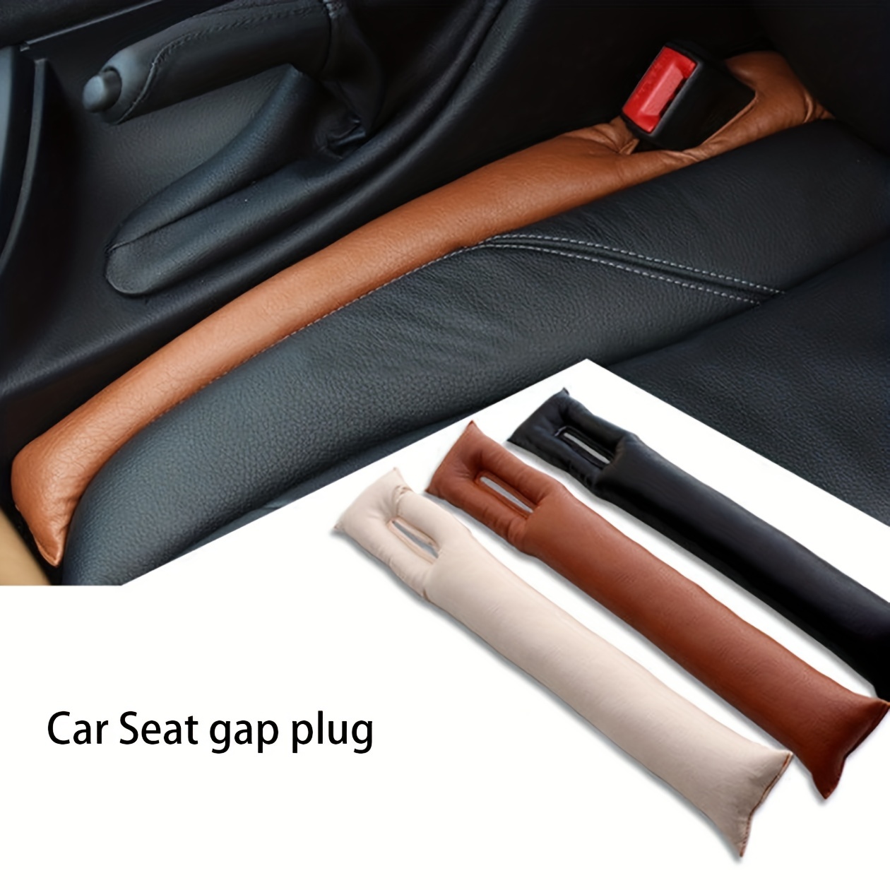 Car Seat Plug Filler Faux Leather Soft Pads Auto Styling For - Temu