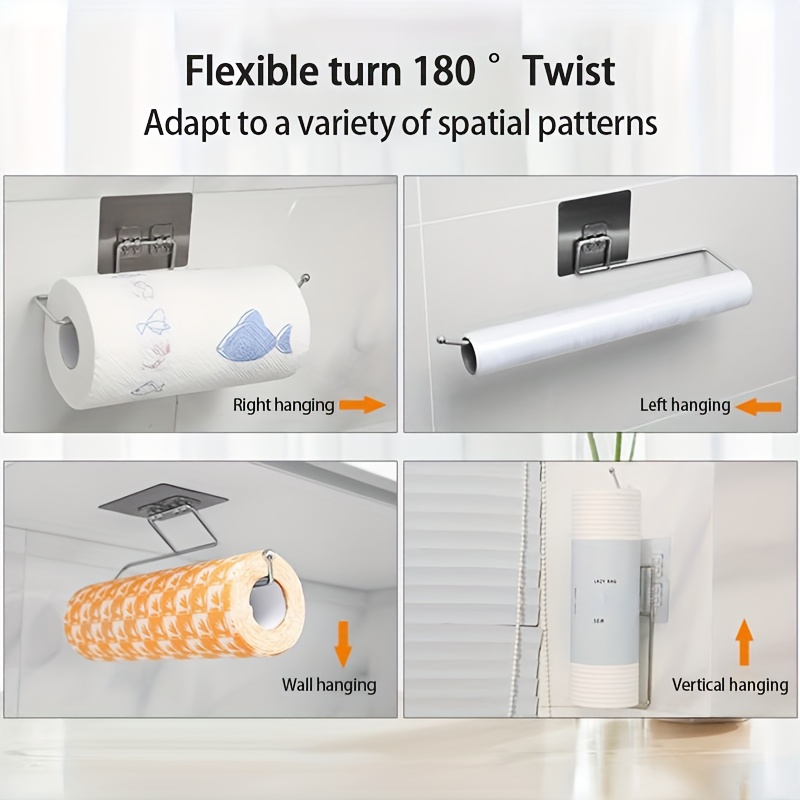 Toilet Roll Paper Holder Stand Home Storage Shelf Racks Wall