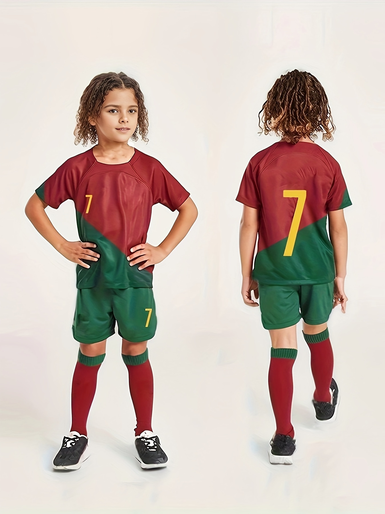 Camiseta Estampado Oso Jugador Fútbol Camisetas Niños - Temu