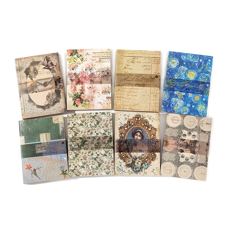 Handwritten Letters Vintage Note Stickers Paper Hand Book - Temu