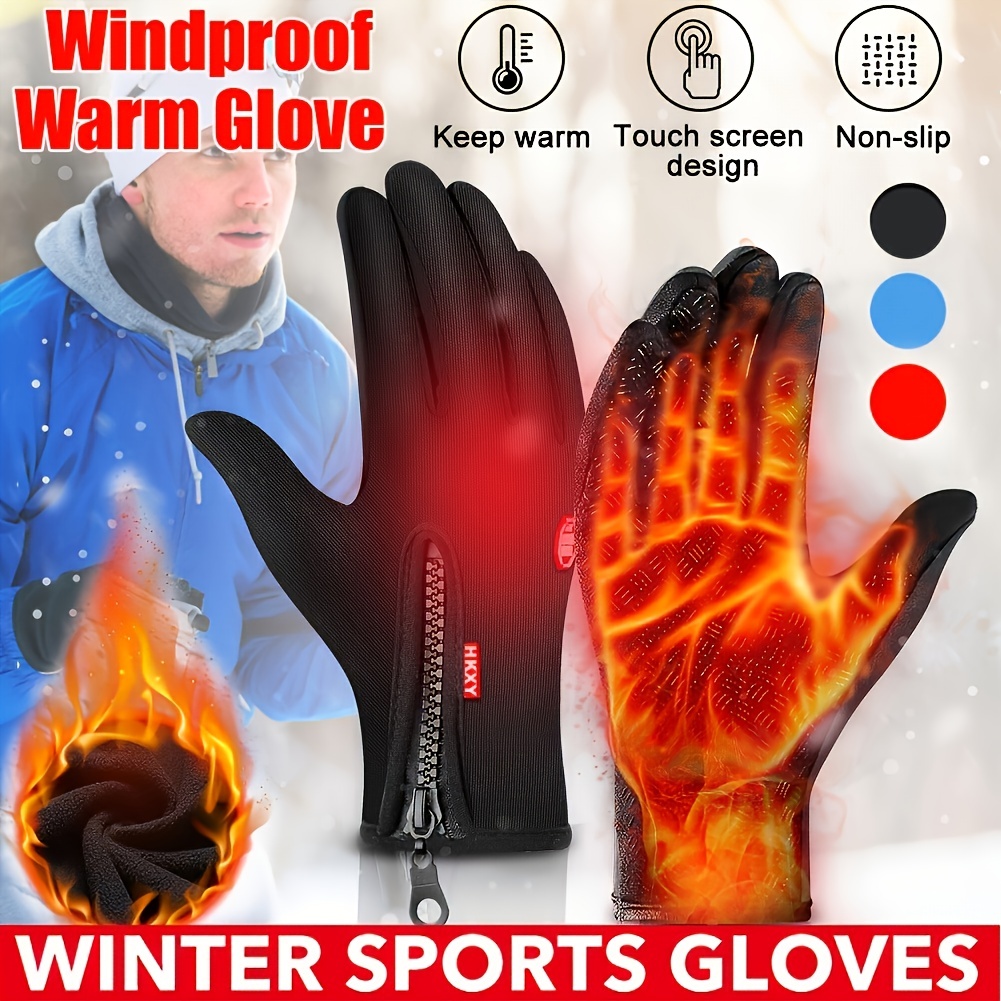 Winter Warm Gloves Touch Screen Waterproof Thermal Gloves
