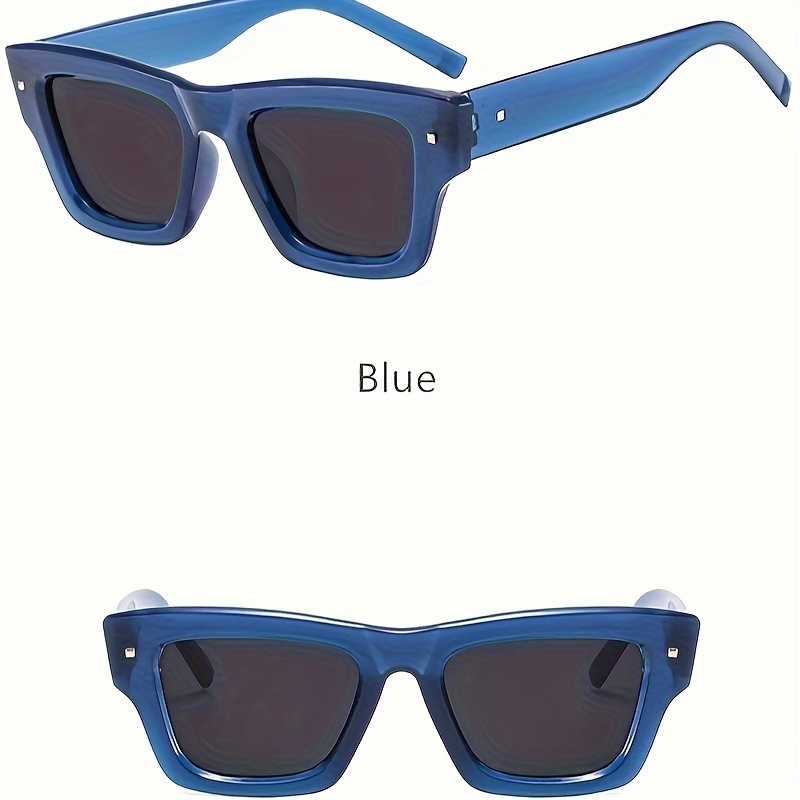 3 pares de gafas de sol de moda con montura cuadrada y aviador para hombre,  accesorios de playa para exteriores, Moda de Mujer