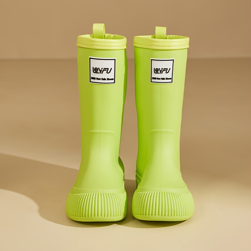 Women's High Water Boots Outer Wear Work Shoes Long Boots Waterproof