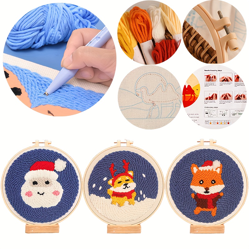 Beginners Embroidery Stitch Practice Kit Embroidery Kit - Temu