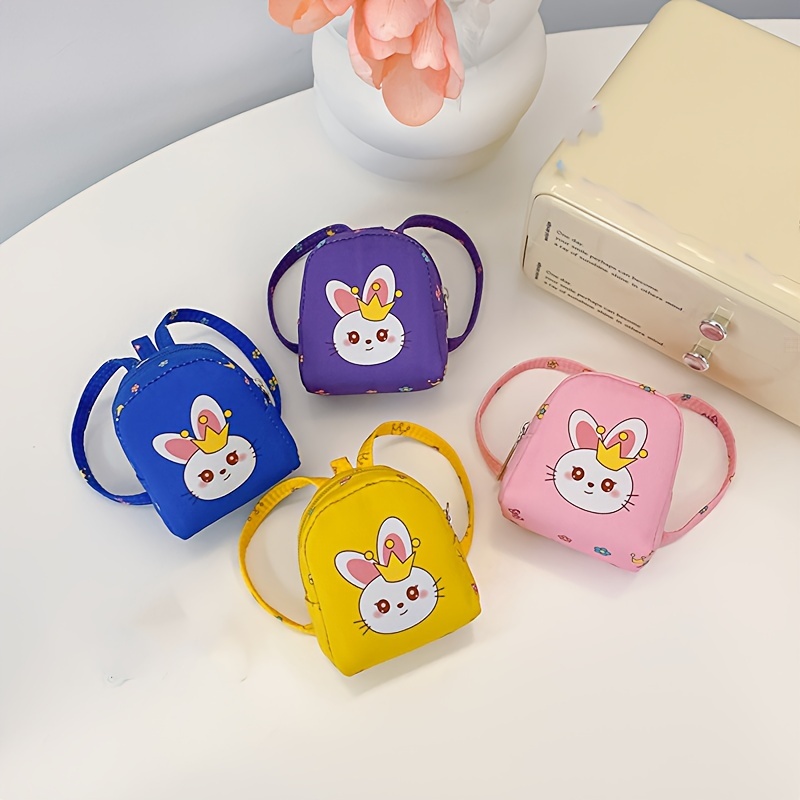 Sac à main fille sac à bandoulière, mignon lapin Sac à bandoulière Slim  paillettes Mini princesse sac cadeau pour les filles 2-10 ans