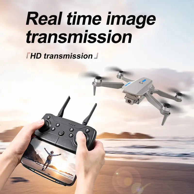 e88 evo remote control hd dual camera drone with dual three batteries brushless motor headless mode optical flow positioning smart follow track flight christmas halloween thanksgiving gifts details 12