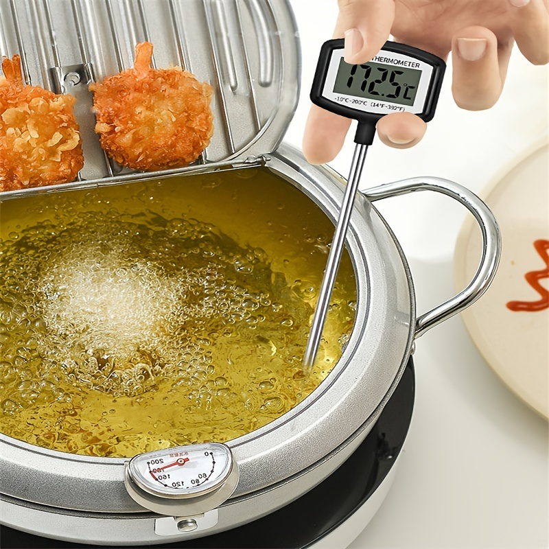 defull 12 Deep Fry Thermometer with Clip Instant Read Dial