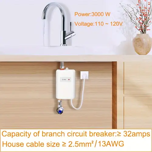 5500w Mini calentadores de agua eléctricos calentador eléctrico instantáneo  ducha segura inteligente 50hz calentadores de agua eléctricos 220v