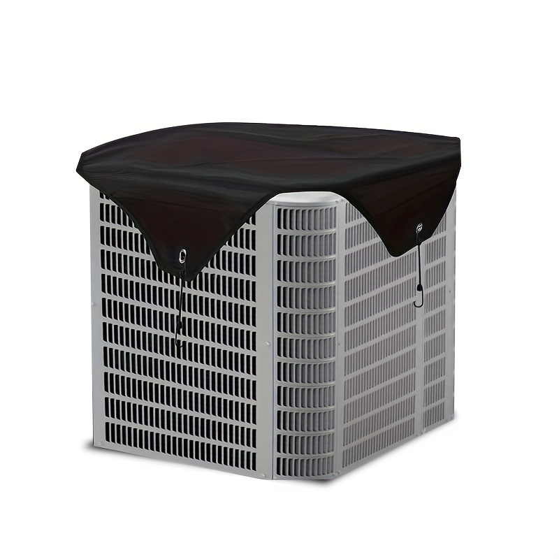 Funda de aire acondicionado, cubierta de aire acondicionado para  exteriores, antipolvo, anti-nieve, impermeable, resistente al sol para el  hogar, 3