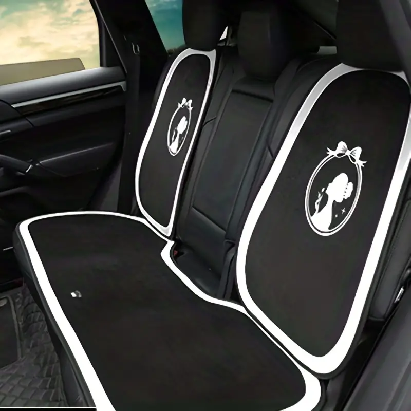 Stay Warm & Cozy This Winter With Plush Printed Car Seat Cushions - Perfect  Women's Car Accessories! - Temu
