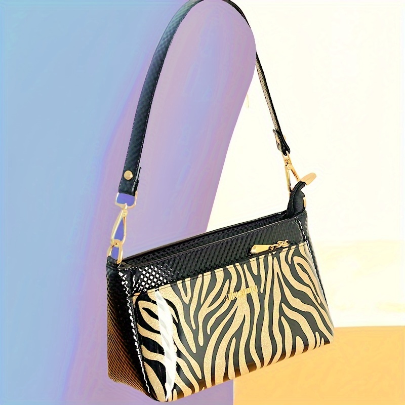 Patent leopard hot sale print bag