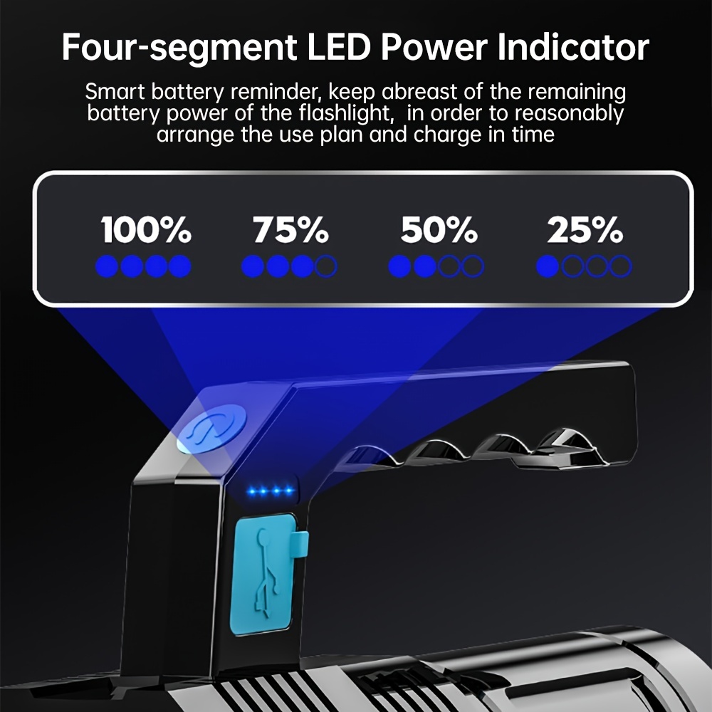 Battery Powered Portable COB LED Work Light Handheld Lantern