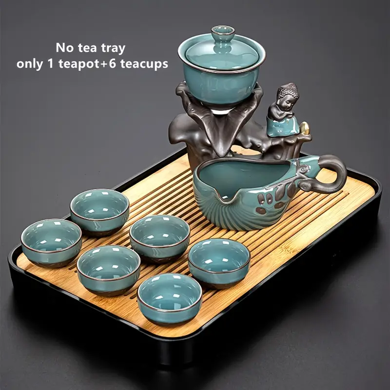 Tea Making Kit Automatic Teapot And Teacups Novelty Chinese - Temu
