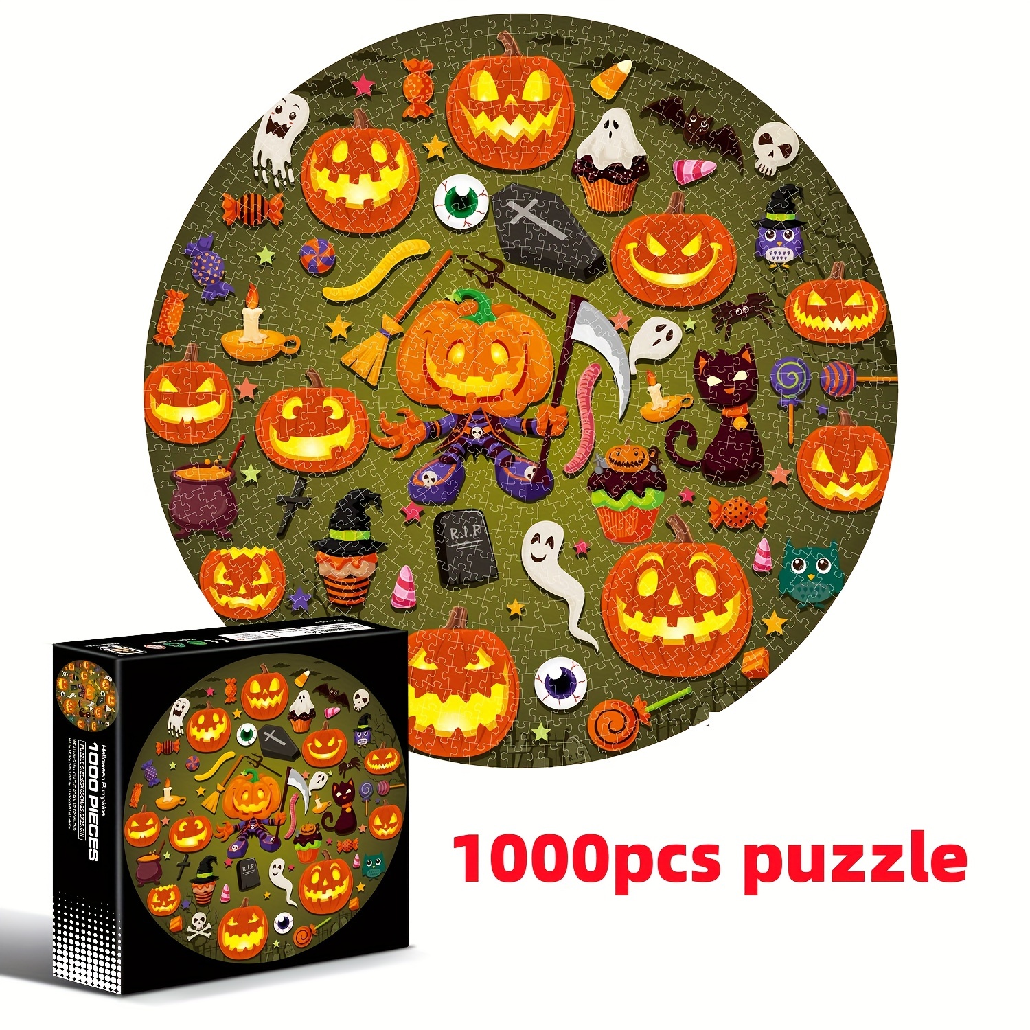 Mini Puzzle pour adultes 42x30cm, 1000 pièces, jeu d'assemblage,  anti-Stress, cadeau pour enfants - AliExpress