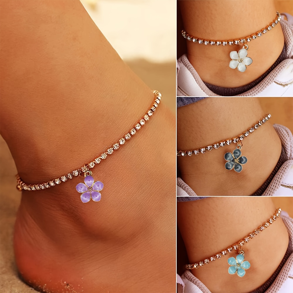 6/12/36/100pcs Random Color Cute Alloy Cherry Blossom Charms for DIY