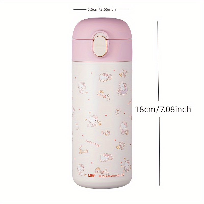Hello Kitty Thermos Cover Straw Bottle 400ml