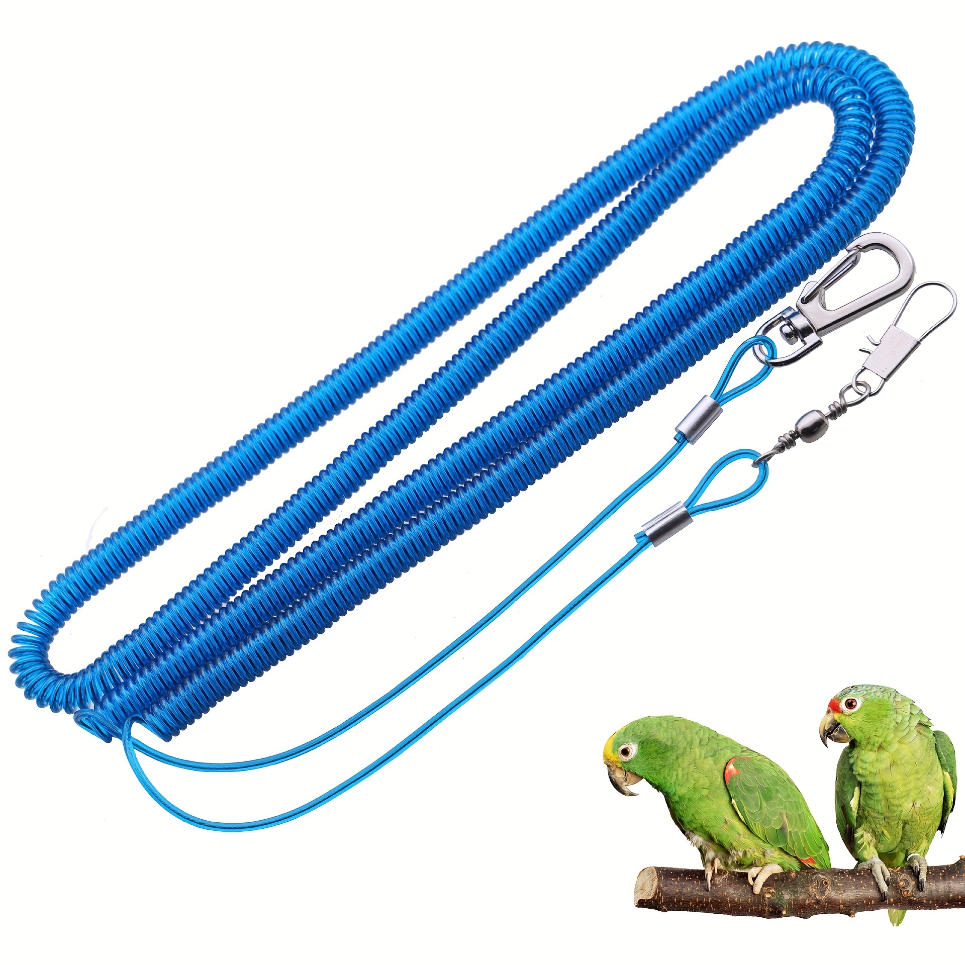 Bird Rope, Outdoor Flying Training Rope, Parrot Foot Chain, Built-in Steel  Wire Loss Rope, Portable Flying Leash, Rope Diameter Of 0.07 Inches