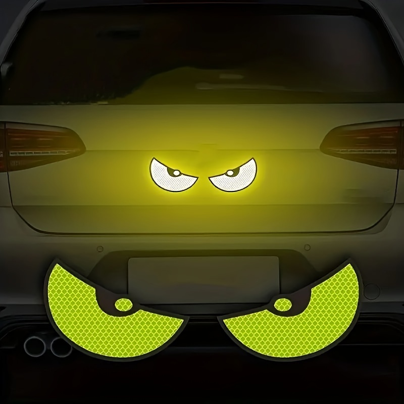 Reflektierende Aufkleber für die Verkehrssicherheit (Leucht Gelb)