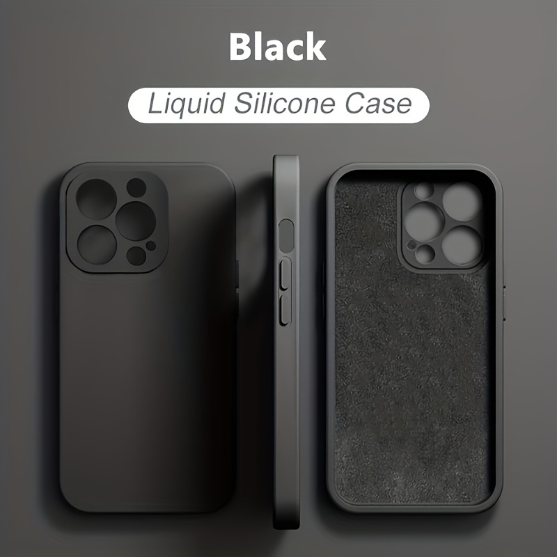 Original Liquid Silicone Luxury Case For Apple iPhone 11 12 13 14 15 Pro  Max mini 7 8 Plus XR X XS MAX SE Shockproof Case Cover