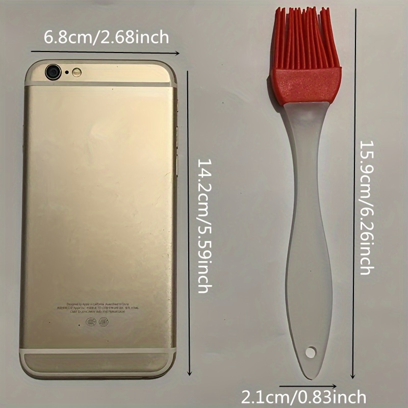 6PCS Silicone Oil Brush Household Baking Brush Outdoor BBQ Brush Kitchen Accessories Tools DIY Baking Tool Cream Brush Silicone Brush Varsity Brush Cooking Utensil Kitchen Gadgets