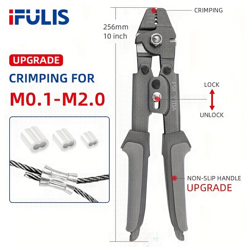 Stainless Steel Fishing Crimping Pliers Wire Rope Crimping Tool