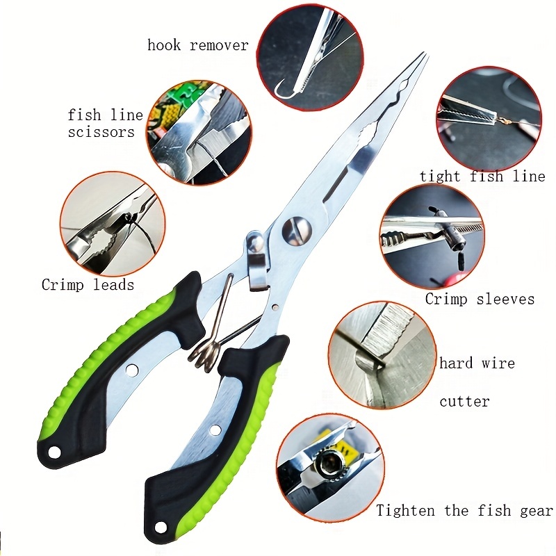 1pc Titanium Plated Strong Professional Fishing Line Cutter For Trout,  Carp, Crappie, Bass And Salmon Fishing