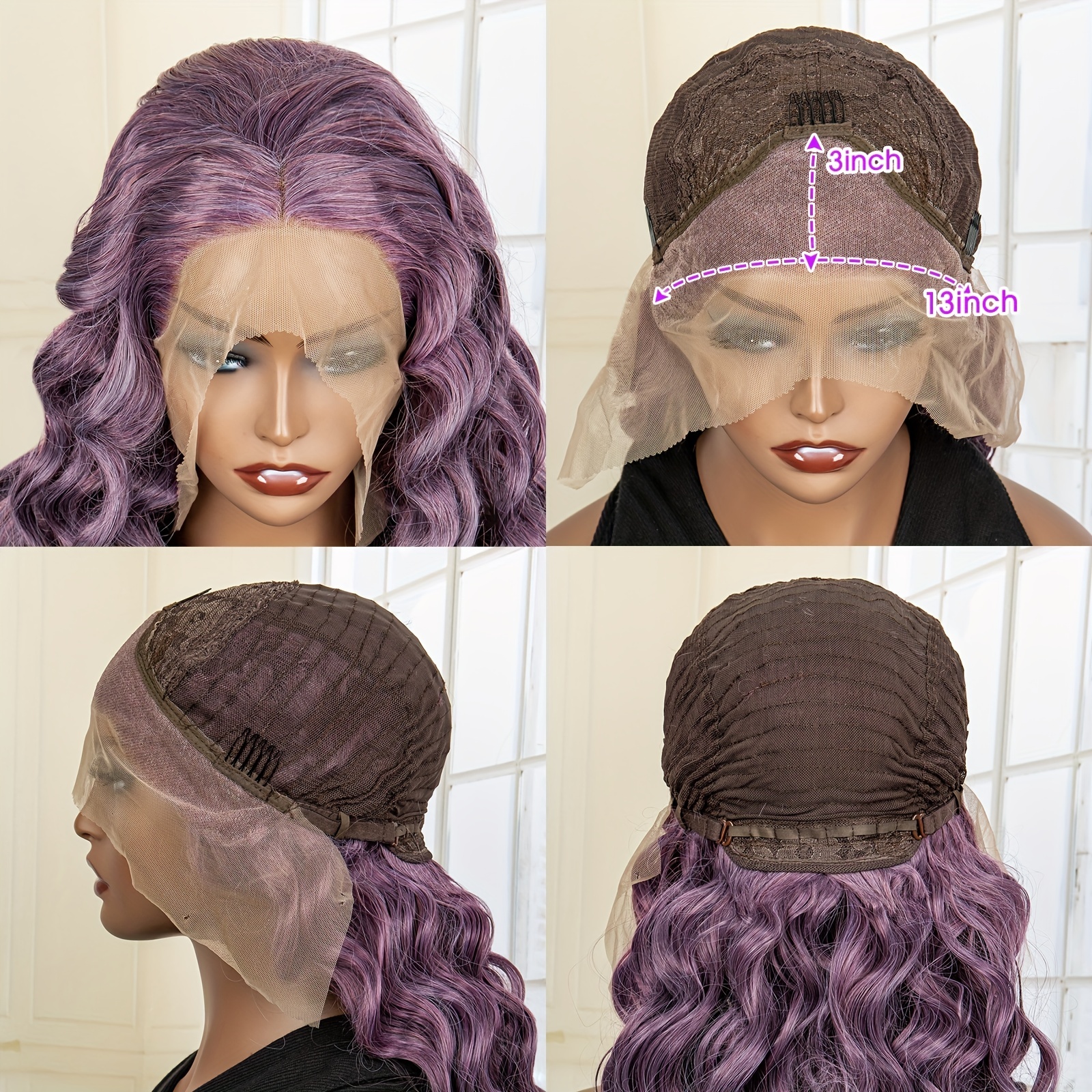 3 inch lace front wigs hotsell