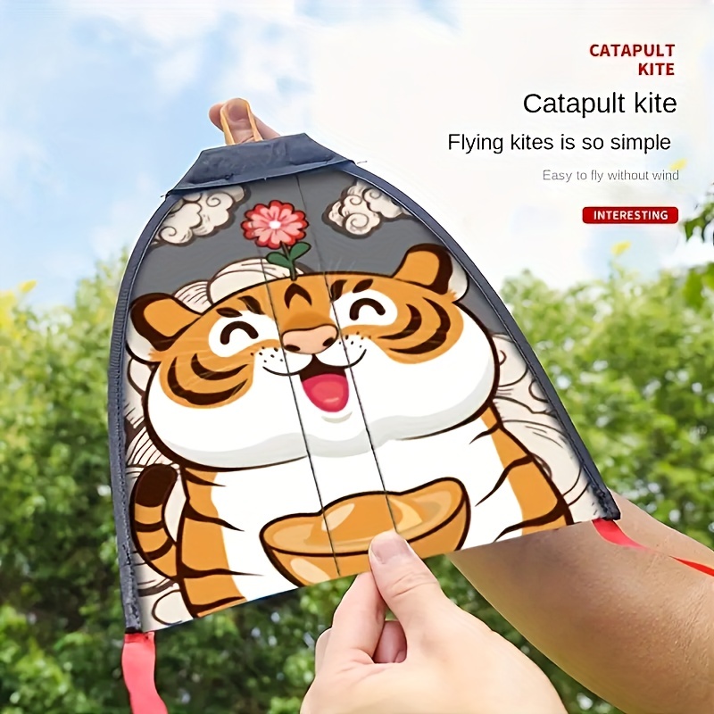 Kids Kite Catapult Toy Catapult Kite Launcher Outdoor Flight