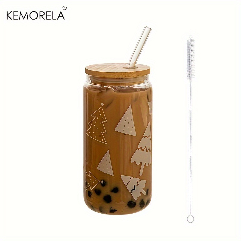 Christmas Glass Cups with Lids and Straws, Christmas Gifts for Women, 16oz  Christmas Iced Coffee Gla…See more Christmas Glass Cups with Lids and