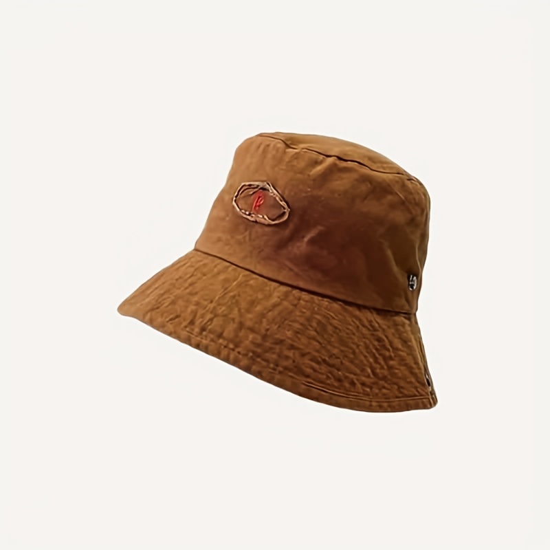 Men Embroidered Bucket Hat